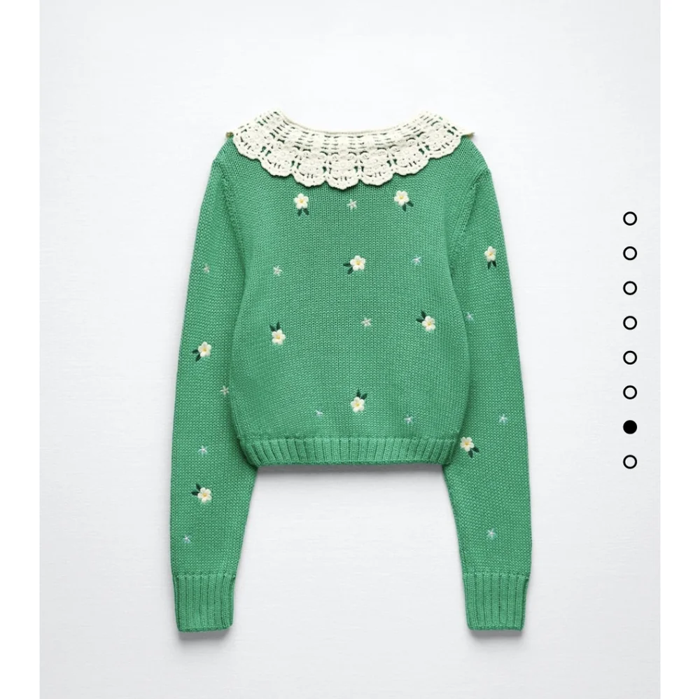 Zara Embroidered Knit Sweater - Picture 7 of 8